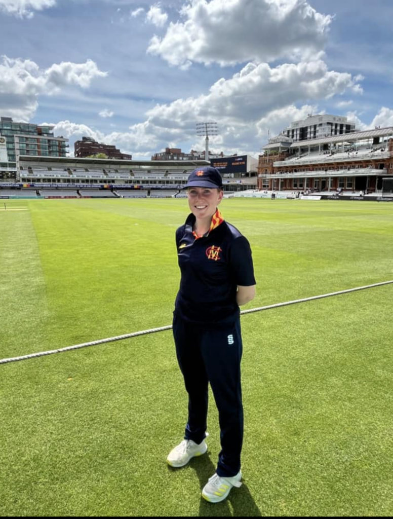 Director of Cricket, Matilda Callaghan, at Lords